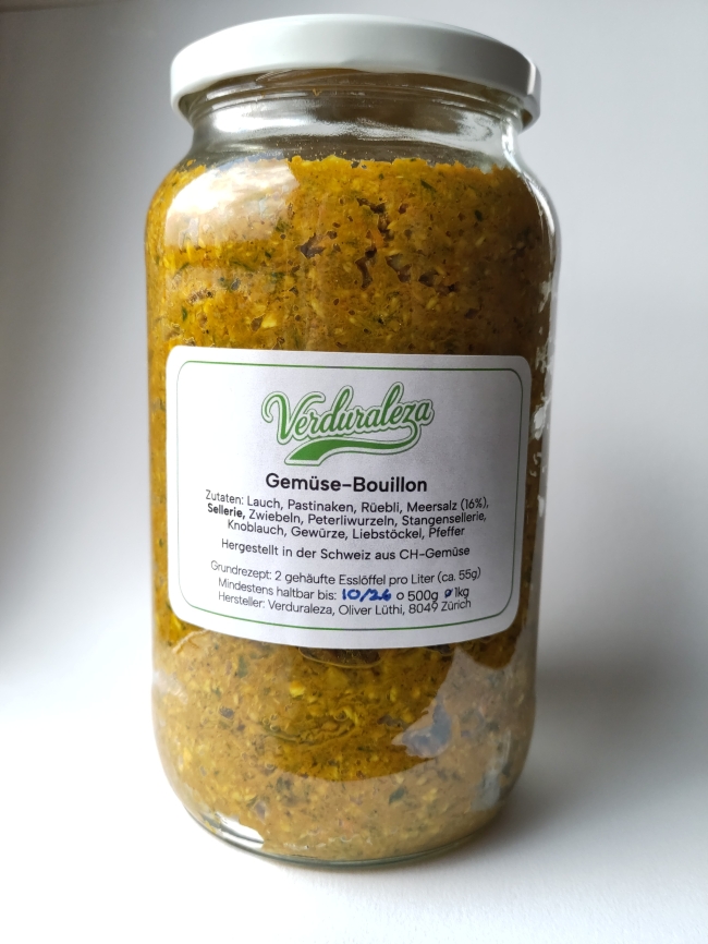 Gemüse-Bouillon 1 kg im Glas